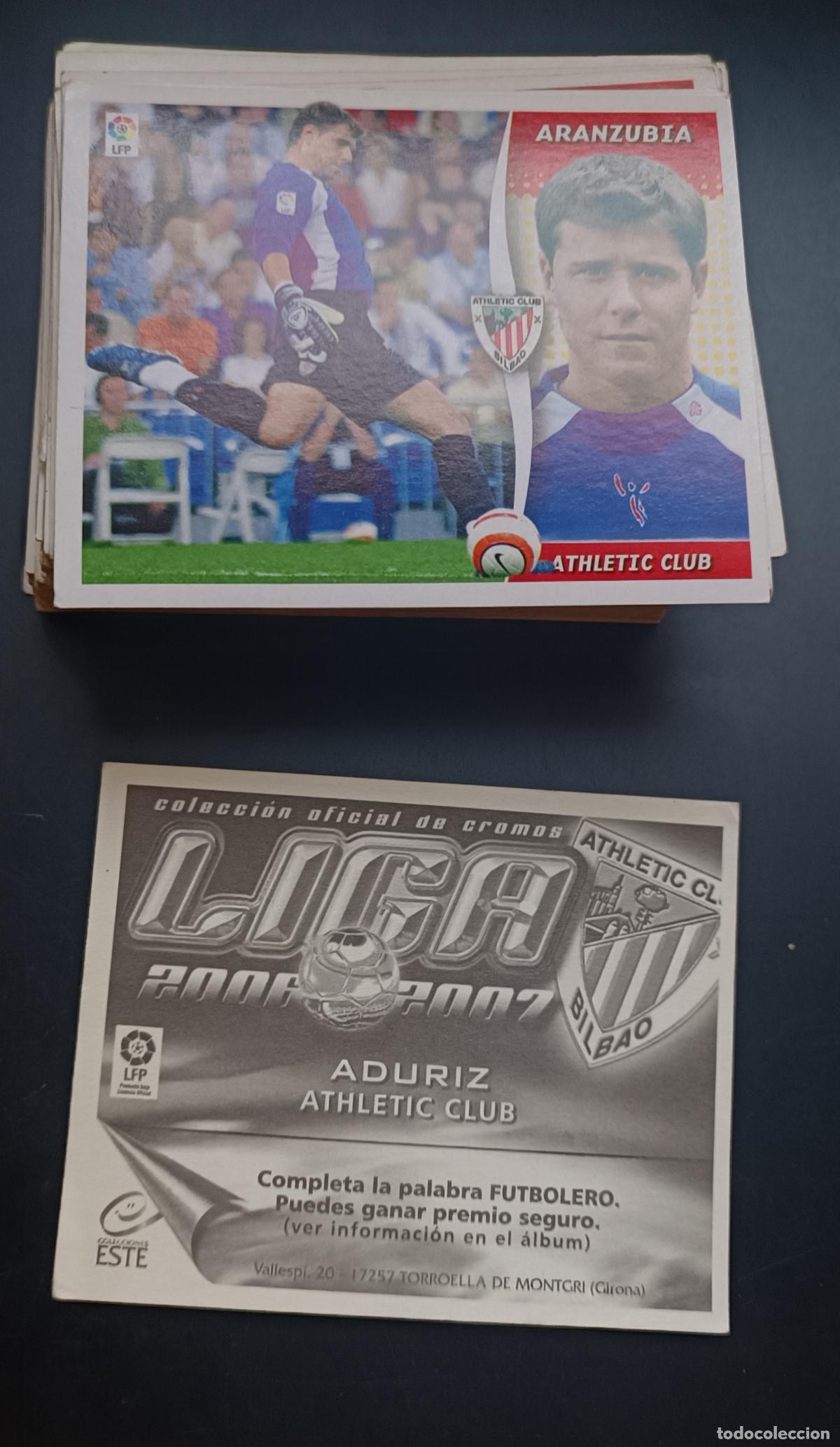Cromos de F&uacute;tbol: 95 CROMOS EDICIONES ESTE TEMPORADA 2006 - 07 SIN PEGAR - OFERTA