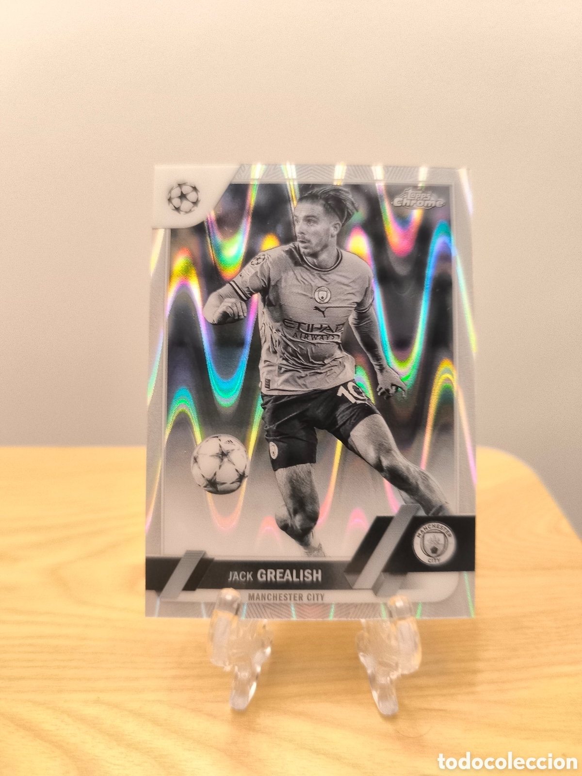 Figurine di Calcio: Grealish Topps Chrome Manchester City