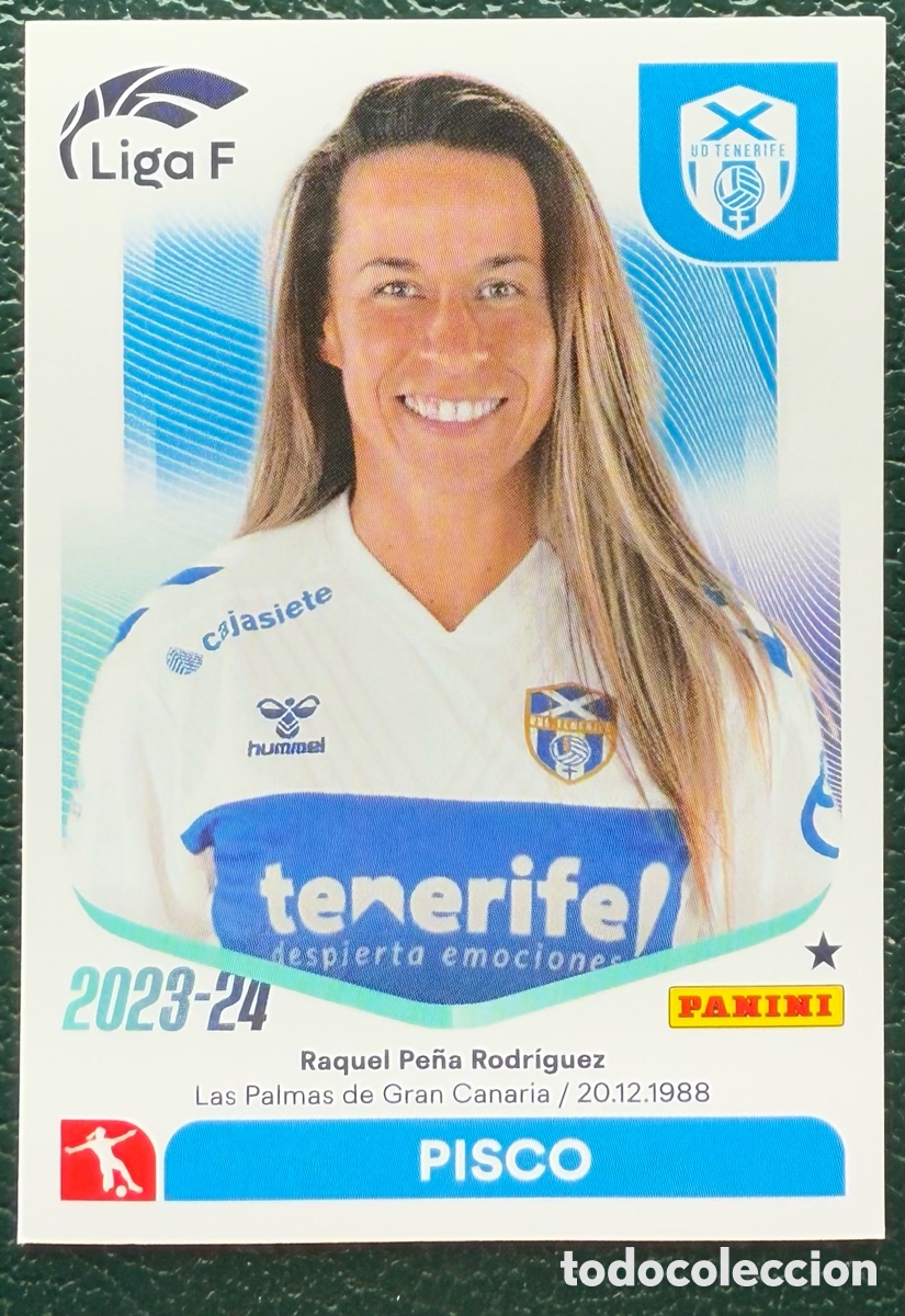 Fu&szlig;ball-Sticker: 91 PISCO COSTA ADEJE TENERIFE CROMOS ALBUM LIGA FEMENINA LIGA F 2023 2024 PANINI