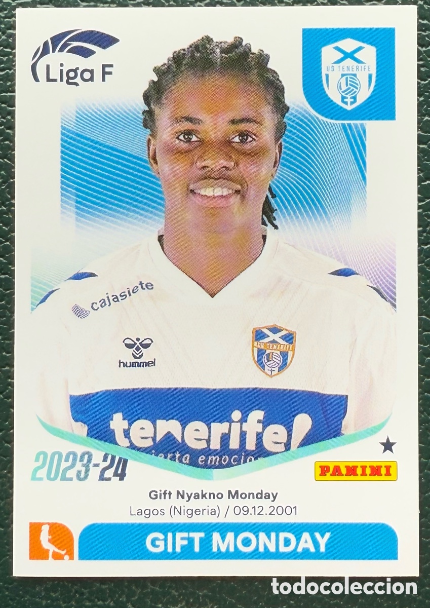Fu&szlig;ball-Sticker: 96 GIFT MONDAY COSTA ADEJE TENERIFE CROMOS ALBUM LIGA FEMENINA LIGA F 2023 2024 PANINI
