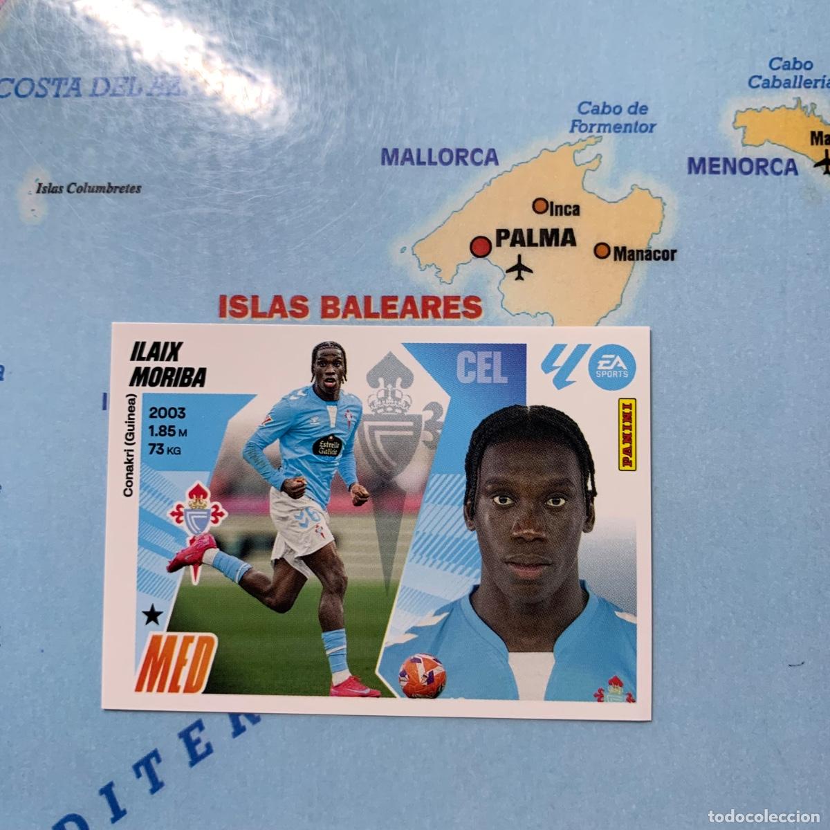 Cromos de f&uacute;tbol: Ilaix Moriba n&uacute;mero 12 del Celta cromo liga este 25-26 2025-2026