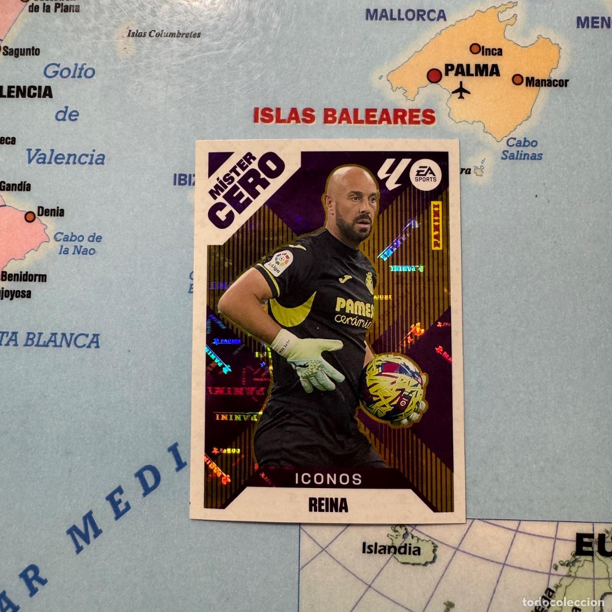 Cromos de f&uacute;tbol: Reina Icono M&iacute;ster Cero n&uacute;mero 15 Del Villarreal cromo liga este 25-26 2025-2026