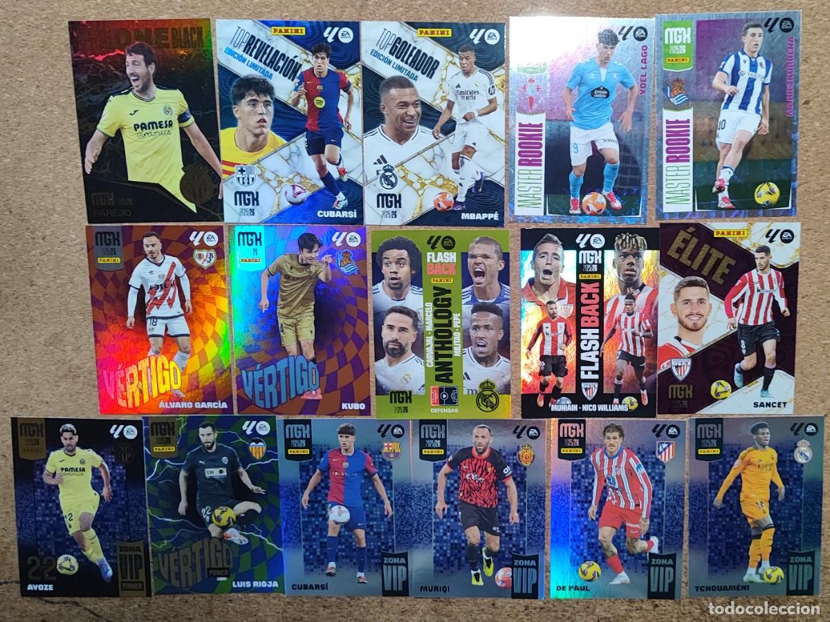Cromos de f&uacute;tbol: MEGACRACKS 25/26 LOTE 16 CARTAS ESPECIALES CON SPECIAL ONE BLACK ### PANINI