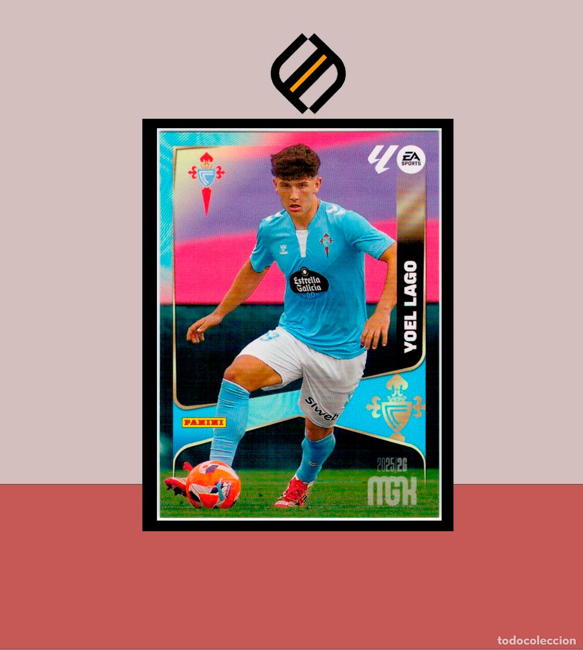 Cromos de F&uacute;tbol: MEGACRACKS 2025 2026 25 26 PANINI N&ordm; 115 YOEL LAGO CELTA VIGO LIGA MEGA MGK COLECCI&Oacute;N ALB&Uacute;M