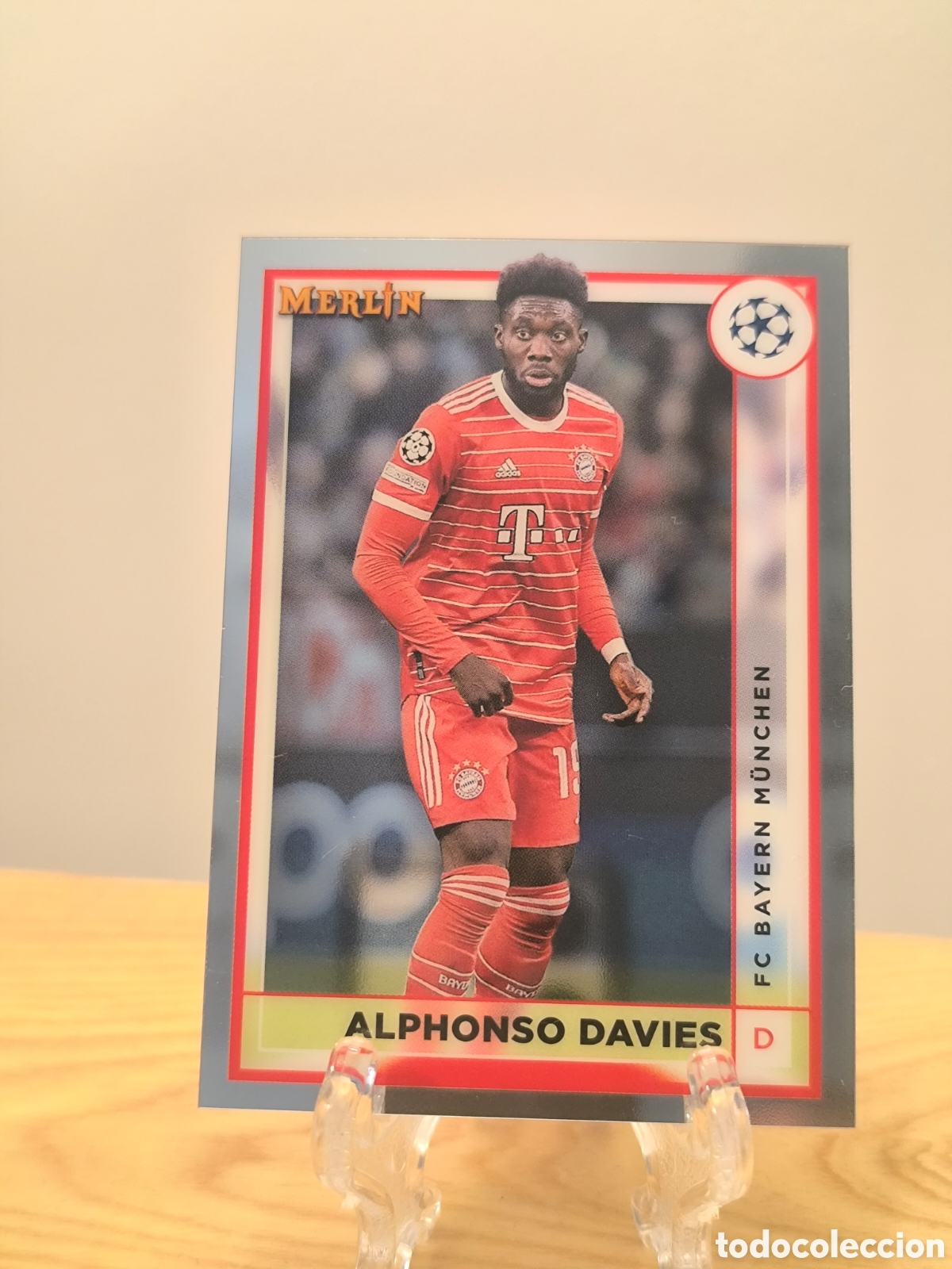 Cromos de Futebol: Alphonso Davies Topps Merl&iacute;n Bayern de Munich