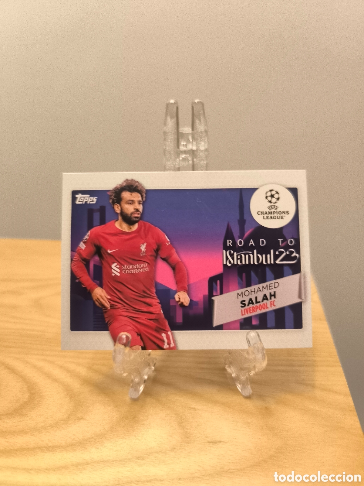 Football Stickers: Salah Topps Road to Istanbul 23 Liverpool