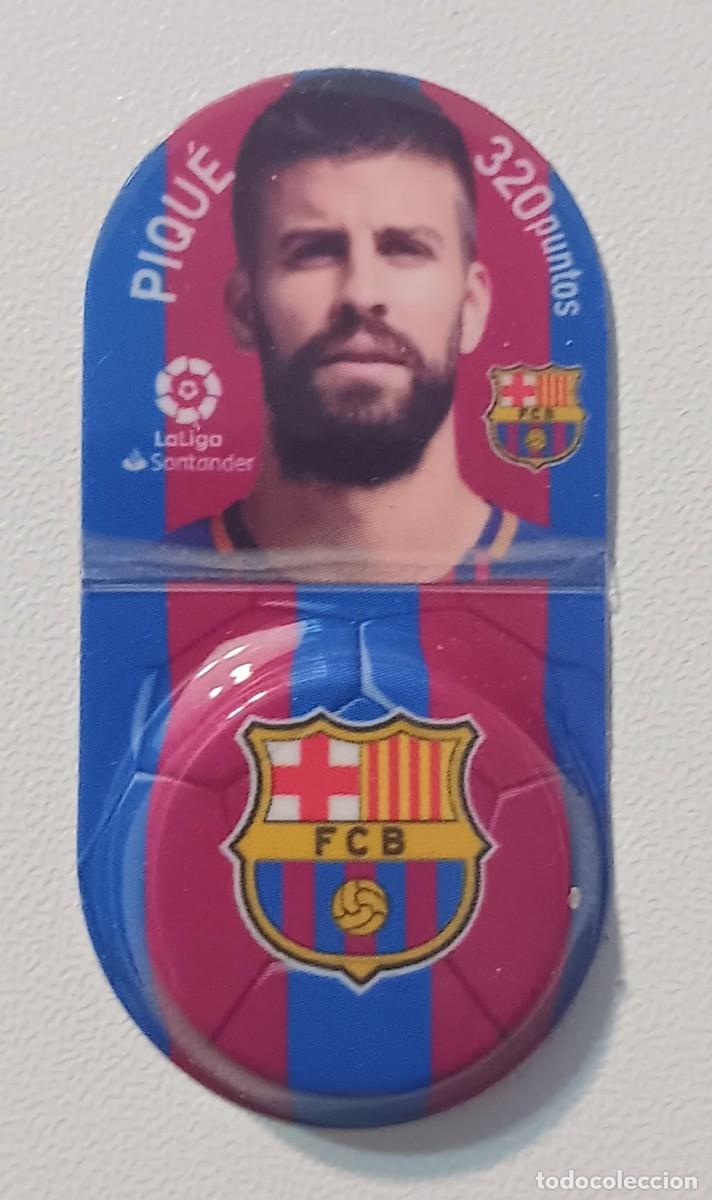 Figurine di Calcio: CROMO GREFULIGA FICHA FUTBOL 2018 2019 F.C BARCELONA PIQUE PROMOCION GREFUSA
