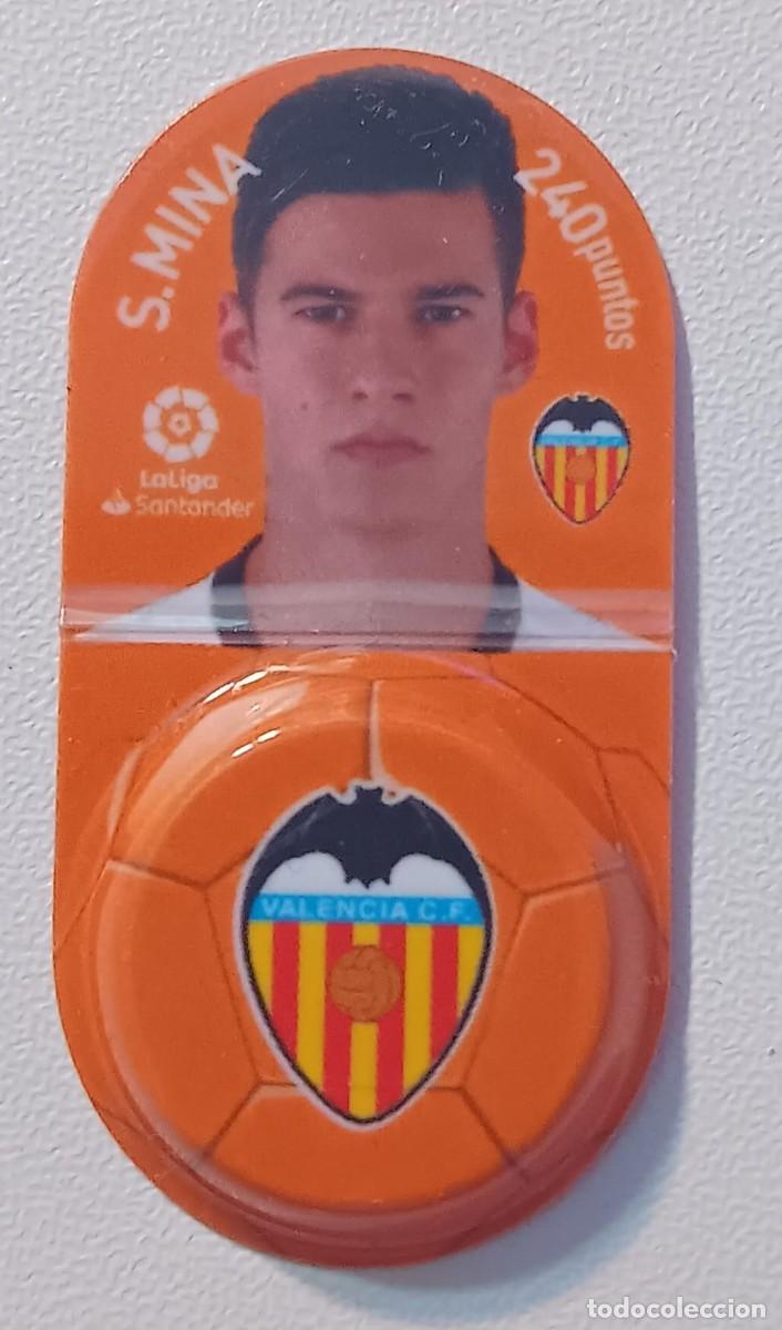 Cromos de F&uacute;tbol: CROMO GREFULIGA FICHA FUTBOL 2018 2019 VALENCIA S . MINA PROMOCION GREFUSA
