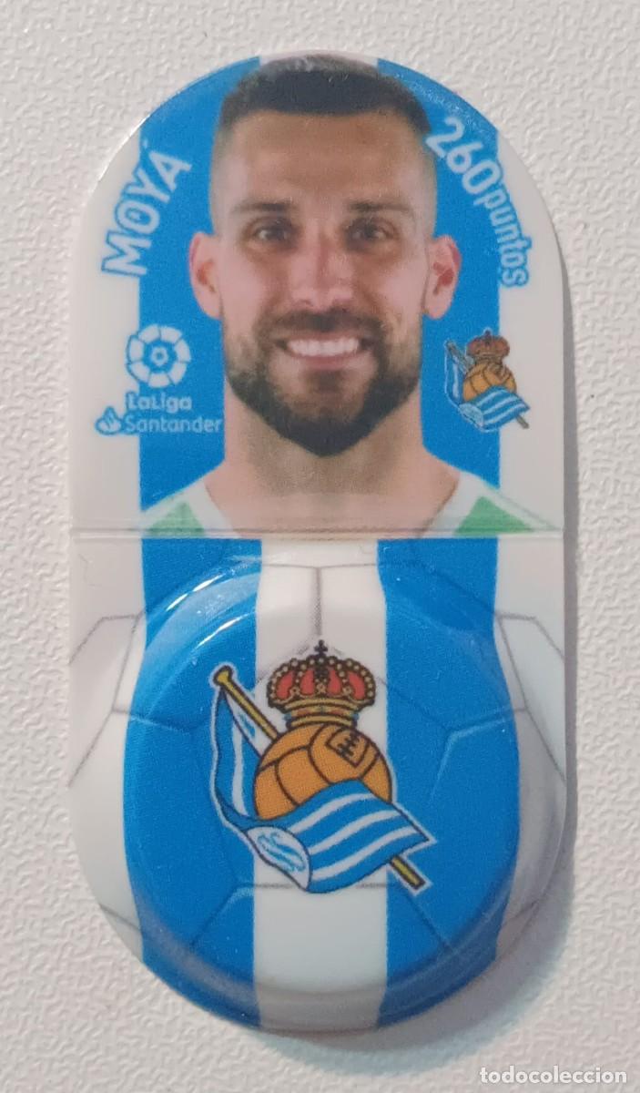 Cromos de Futebol: CROMO GREFULIGA FICHA FUTBOL 2018 2019 REAL SOCIEDAD MOYA PROMOCION GREFUSA
