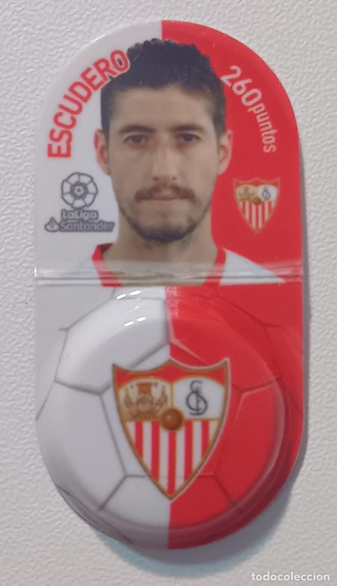 Cromos de Futebol: CROMO GREFULIGA FICHA FUTBOL 2018 2019 SEVILLA ESCUDERO PROMOCION GREFUSA