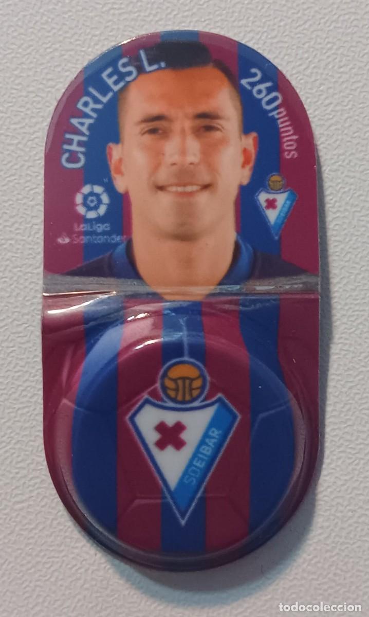 Football Stickers: CROMO GREFULIGA FICHA FUTBOL 2018 2019 EIBAR CHARLES PROMOCION GREFUSA