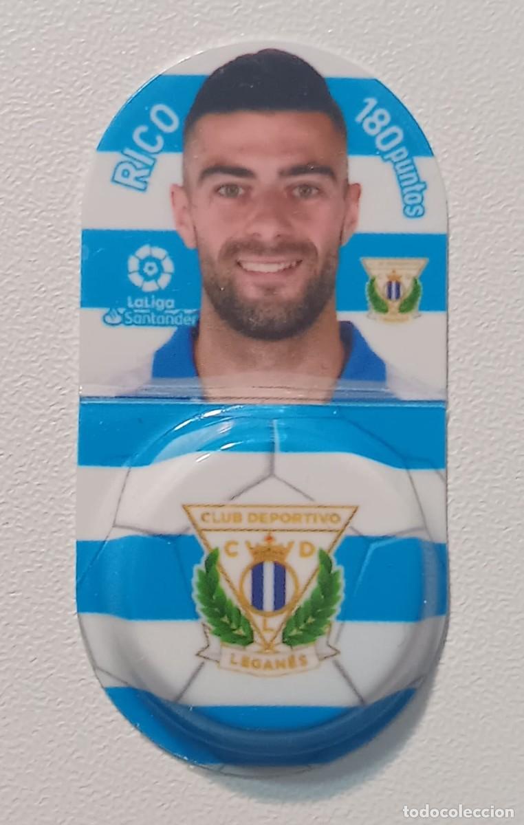Cromos de F&uacute;tbol: CROMO GREFULIGA FICHA FUTBOL 2018 2019 LEGANES RICO PROMOCION GREFUSA