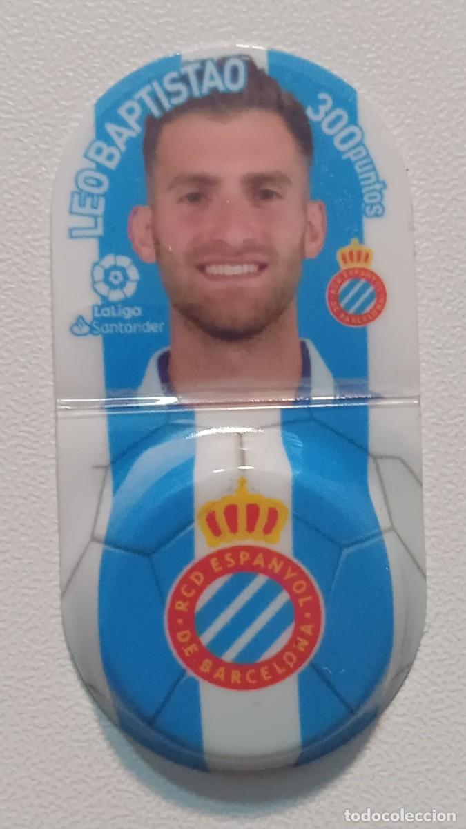 Figurine di Calcio: CROMO GREFULIGA FICHA FUTBOL 2018 2019 ESPANYOL LEOBAPTISTAO PROMOCION GREFUSA