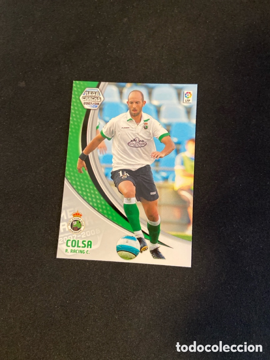Cromos de Futebol: COLSA 244 (RACING SANTANDER) PANINI MEGACRACKS 2007-2008 07 08 CROMO CARTA M-2
