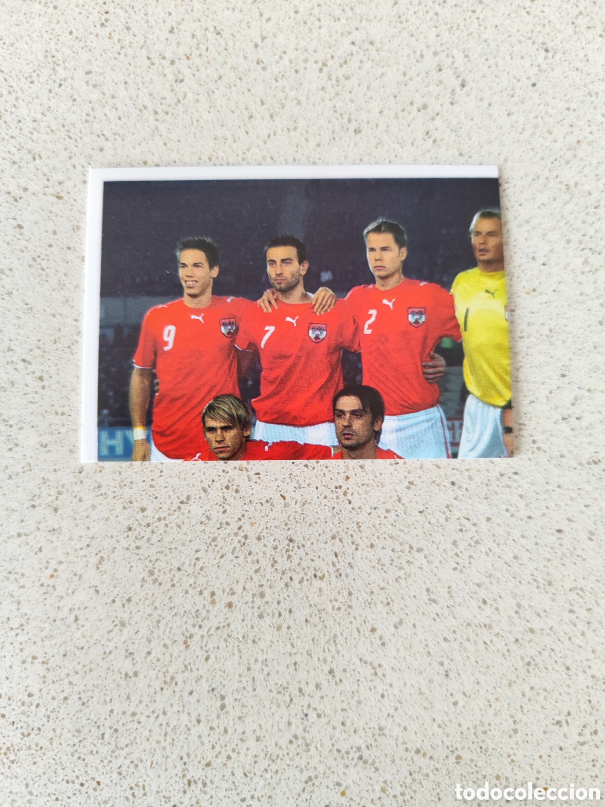 Fu&szlig;ball-Sticker: CROMO N&Uacute;MERO 151 FOTO EQUIPO 1 AUSTRIA. EUROCOPA 2008 AUSTRIA Y SUIZA.