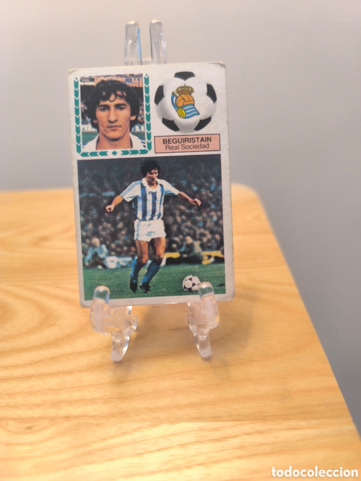 Football Stickers: Beguiristain sin pegar Liga 83-84 Real Sociedad
