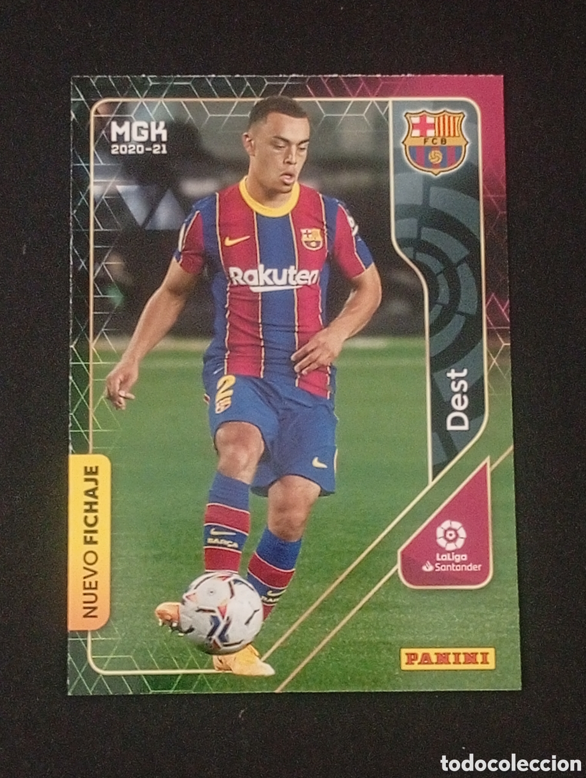 Fu&szlig;ball-Sticker: 474 nuevo fichaje SERGI&Ntilde;O DEST BARCELONA USA MEGACRACKS 2020 2021 20 21 CROMOS CARDS PANINI TOPPS US