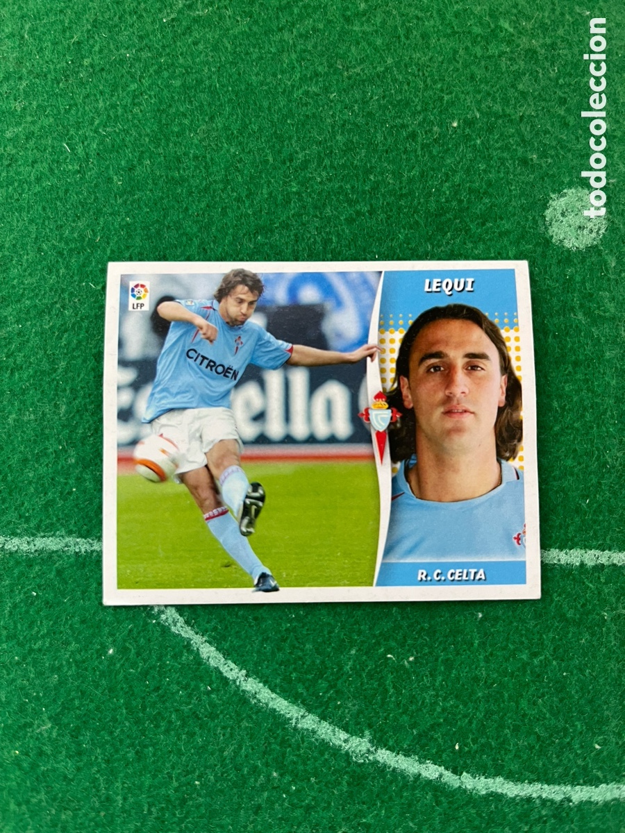 Cromos de F&uacute;tbol: LEQUI CELTA DE VIGO LIGA ESTE 2006 2007 PANINI