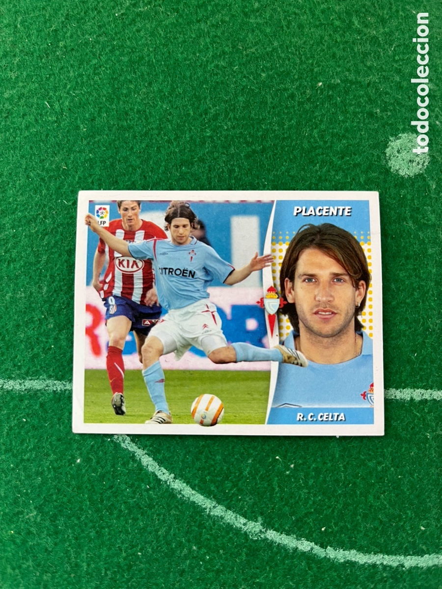 Cromos de F&uacute;tbol: PLACENTE CELTA DE VIGO LIGA ESTE 2006 2007 PANINI