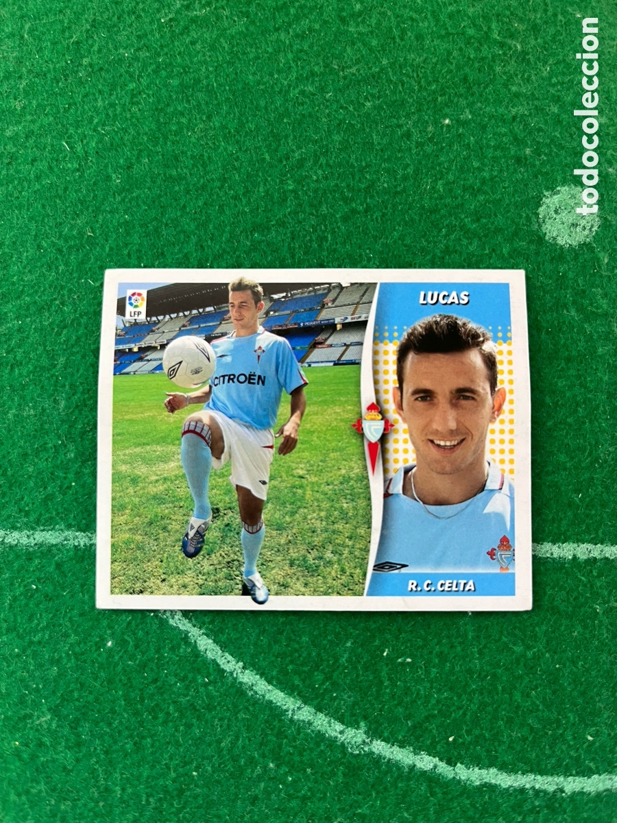 Cromos de F&uacute;tbol: LUCAS CELTA DE VIGO LIGA ESTE 2006 2007 PANINI