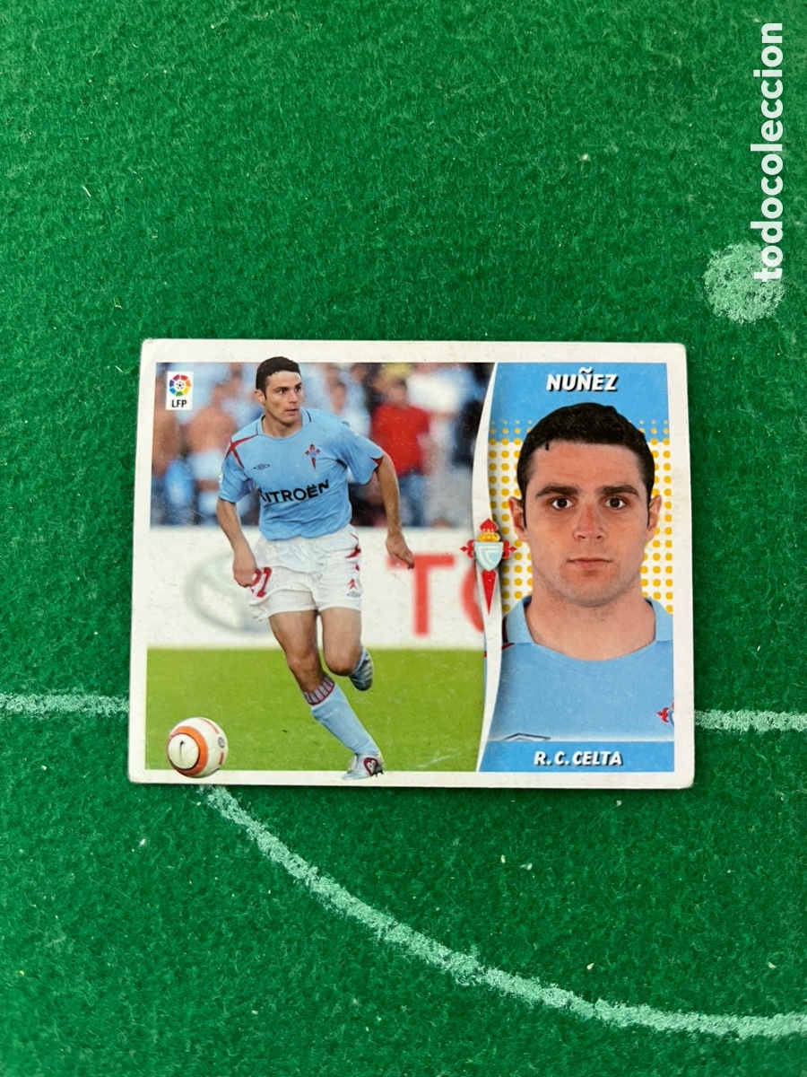 Cromos de F&uacute;tbol: N&Uacute;&Ntilde;EZ CELTA DE VIGO LIGA ESTE 2006 2007 PANINI
