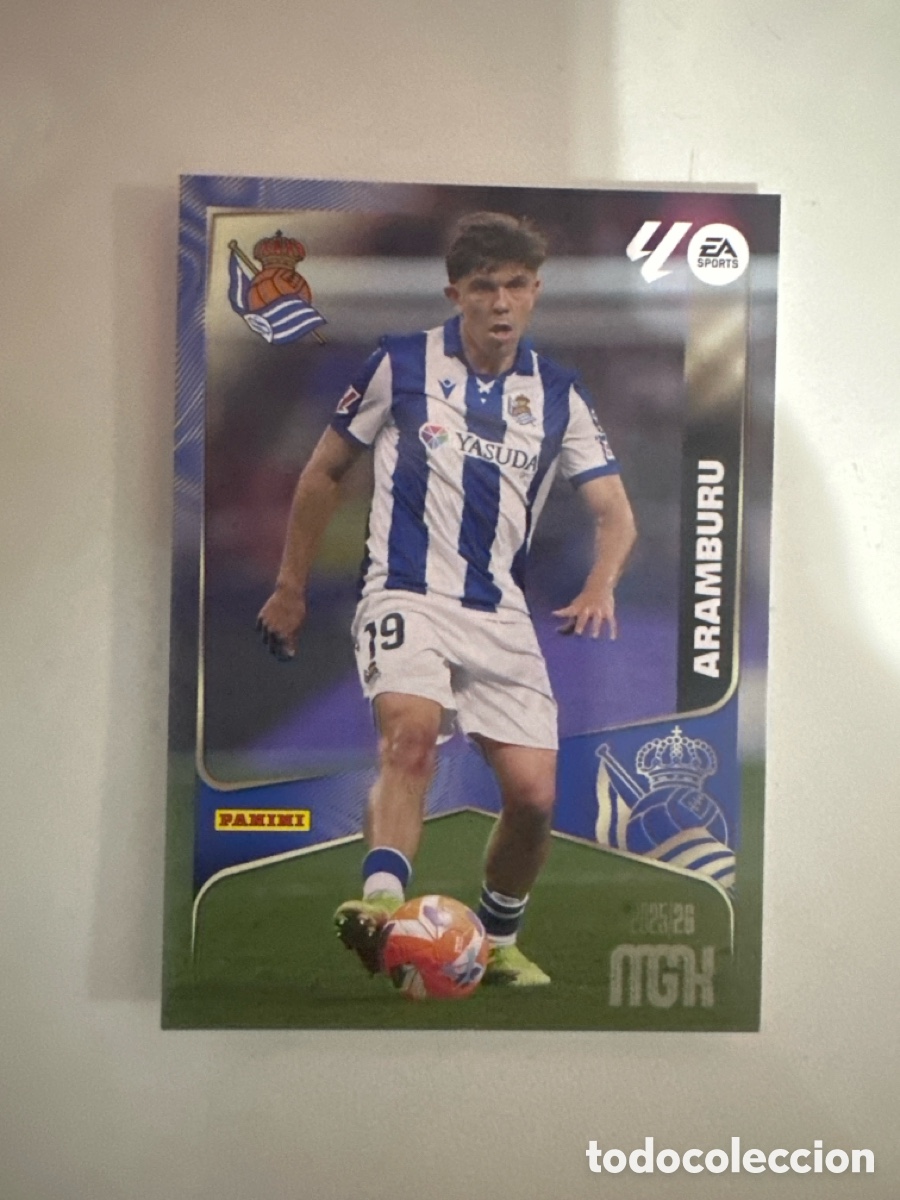 Fu&szlig;ball-Sticker: ARAMBURU 310 REAL SOCIEDAD MEGACRACKS 2025 2026 25 26
