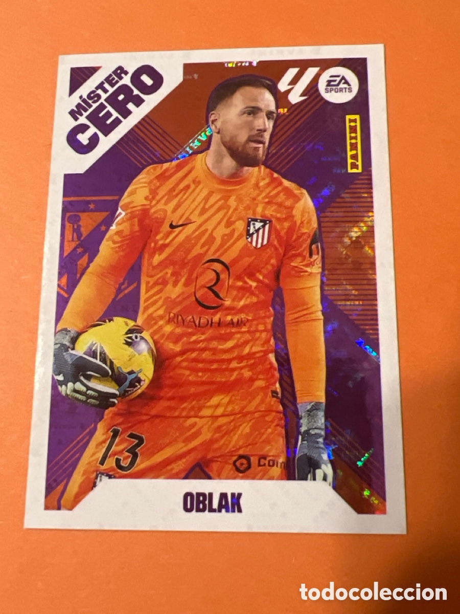 Cartes &agrave; collectionner de Football: C4898. CROMO PANINI LIGA ESTE 2025-26 (25 - 26) - M&Iacute;STER CERO N&ordm; 9 - OBLAK - ATL&Eacute;TICO MADRID