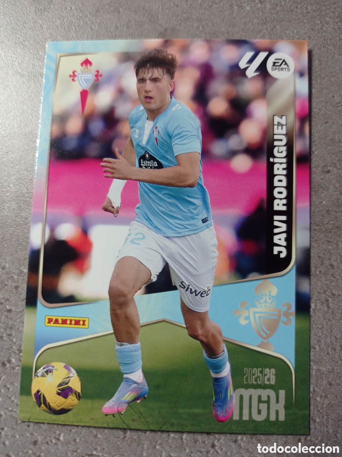 Cromos de F&uacute;tbol: V CROMO 112 JAVI RODR&Iacute;GUEZ CELTA VIGO MGK MEGACRACKS 2025 2026