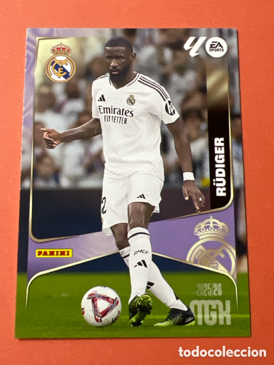 Fu&szlig;ball-Sticker: C3250. MGK 2025/26. #223 R&Uuml;DIGER. REAL MADRID
