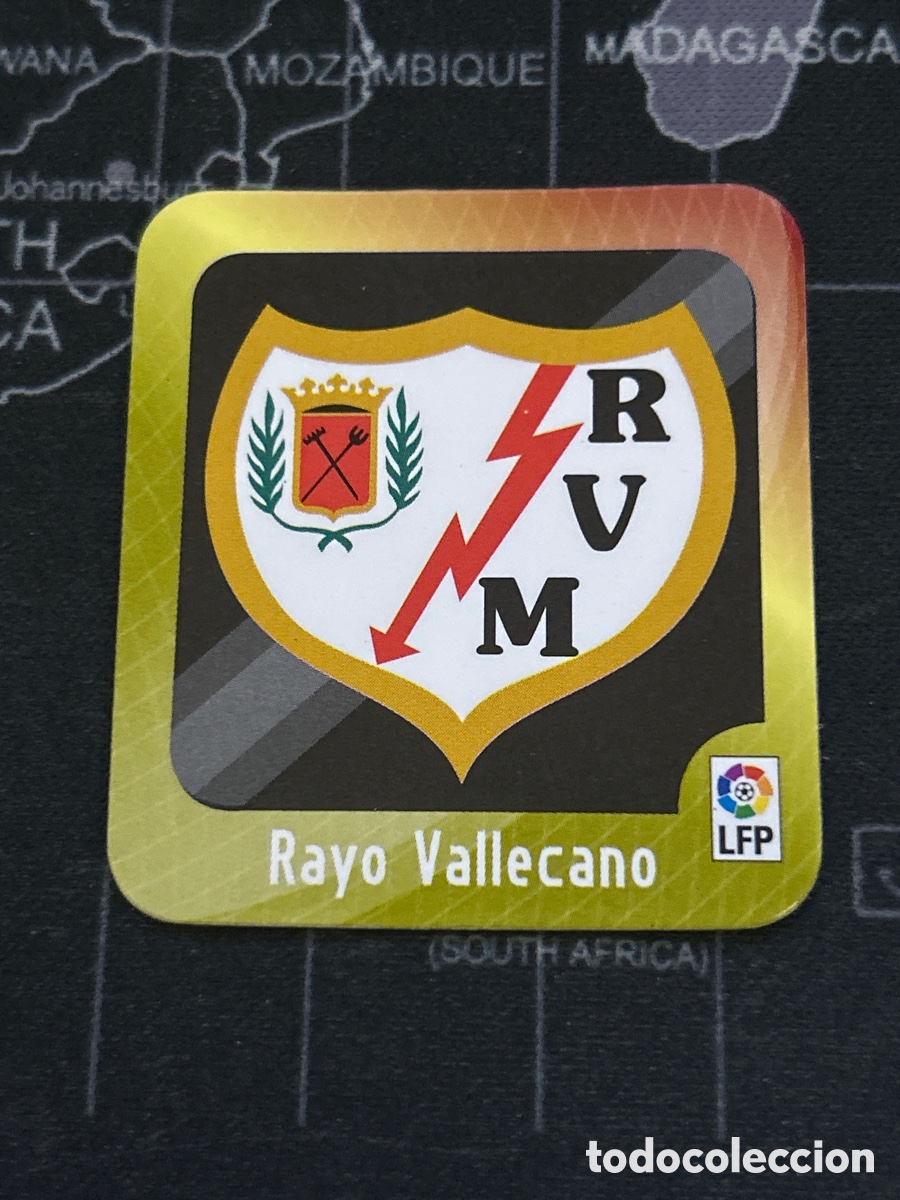 Cromos de f&uacute;tbol: ESCUDO (RAYO VALLECANO) IMAN CAMISA CAMISETA MEGA FUTBOL MAGNETS LIGA 2009 2010 09 10
