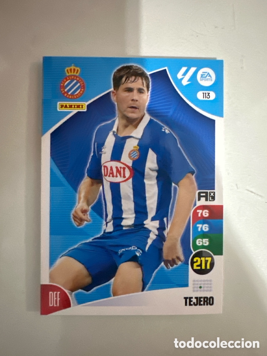 Fu&szlig;ball-Sticker: TEJERO 113 ESPANYOL ADRENALYN LIGA 2024 2025 24 25