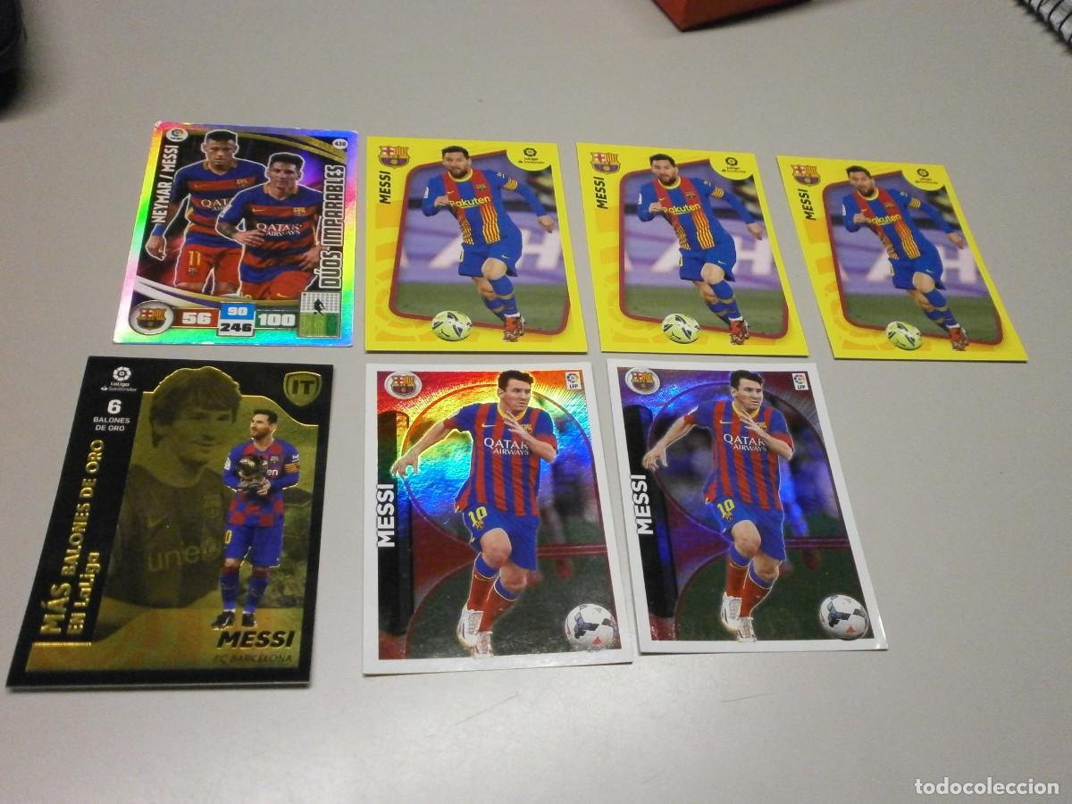 Cromos de f&uacute;tbol: lote de cromos messi - Foto 1