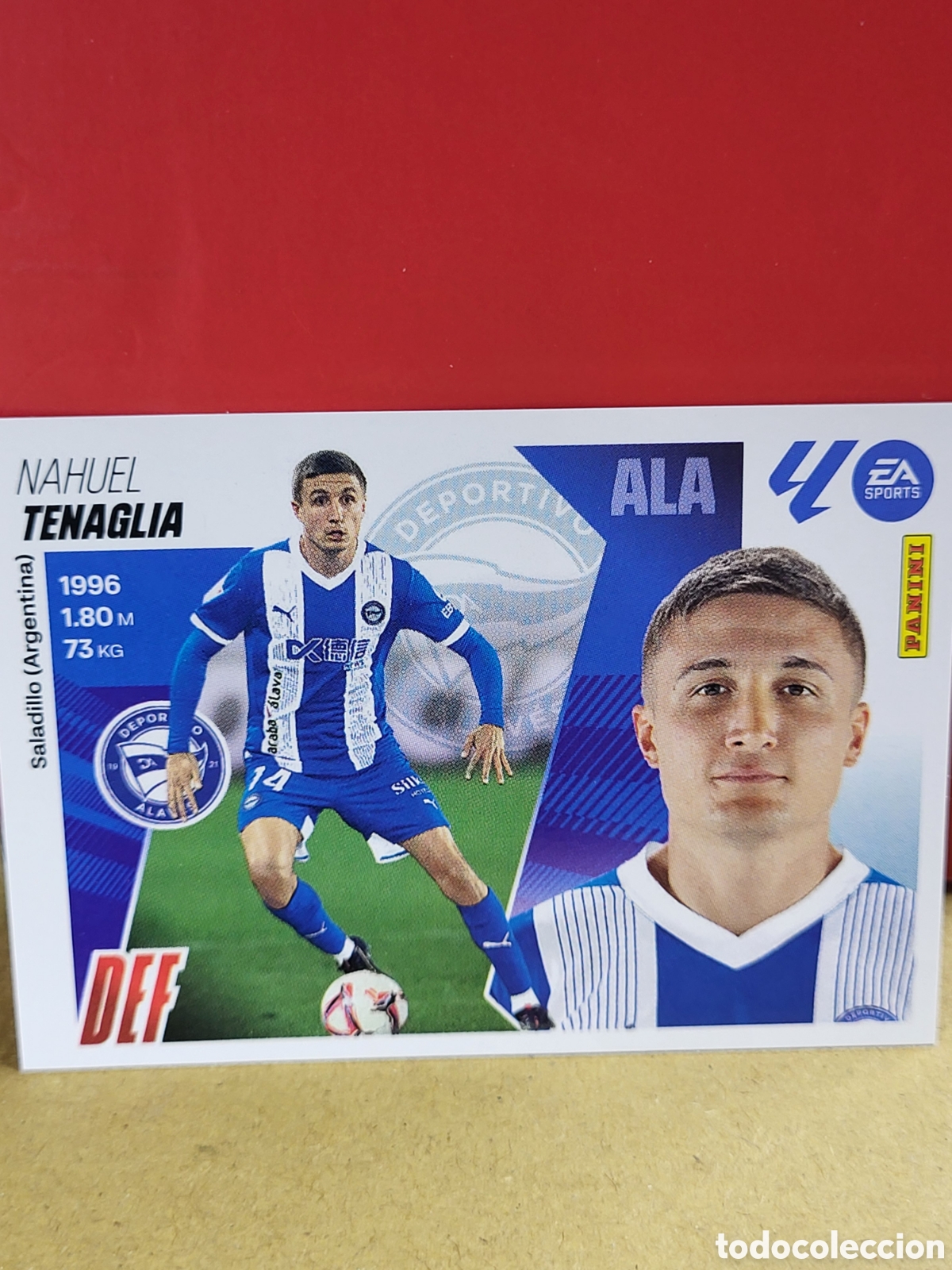 Cartes &agrave; collectionner de Football: TENAGLIA ALAVES CROMO N&ordm; 5 LIGA ESTE 25 26 2025 2026 PANINI