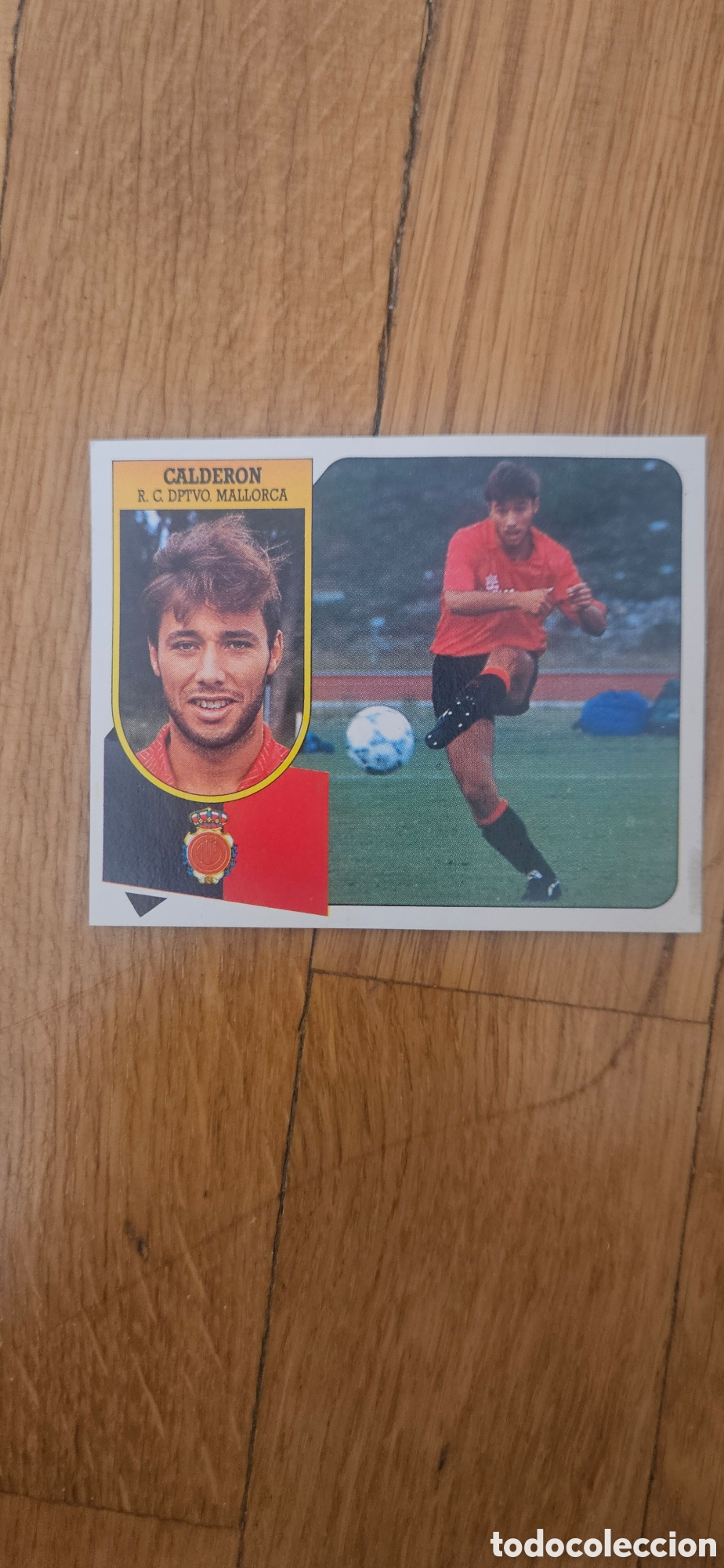 Football Stickers: calderon mallorca este 1991 1992 91 92 despegado