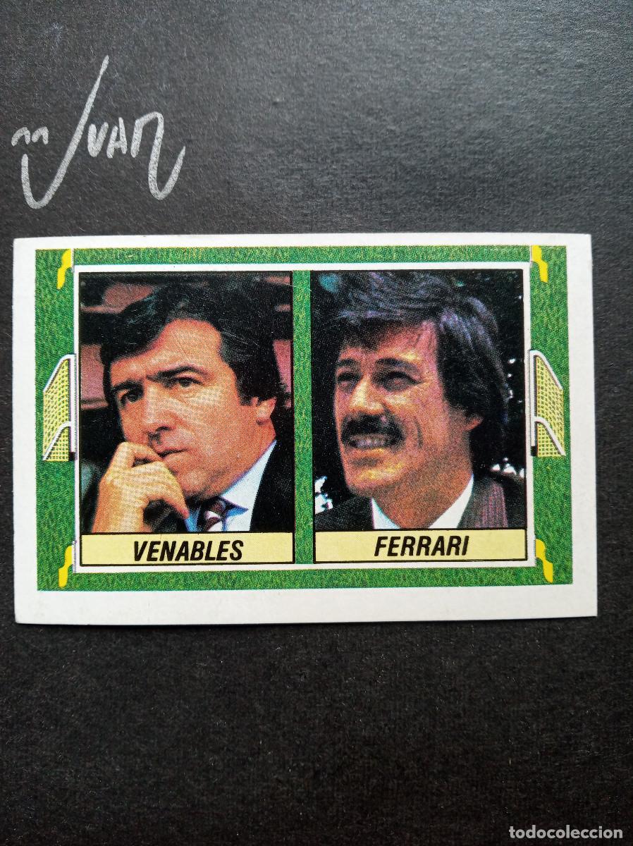 Cromos de F&uacute;tbol: ENTRENADORES VERSION VENABLES BARCELONA FERRARI ZARAGOZA ⚽ EDICIONES ESTE&reg; 1984 1985 84 85 DESPEGADO
