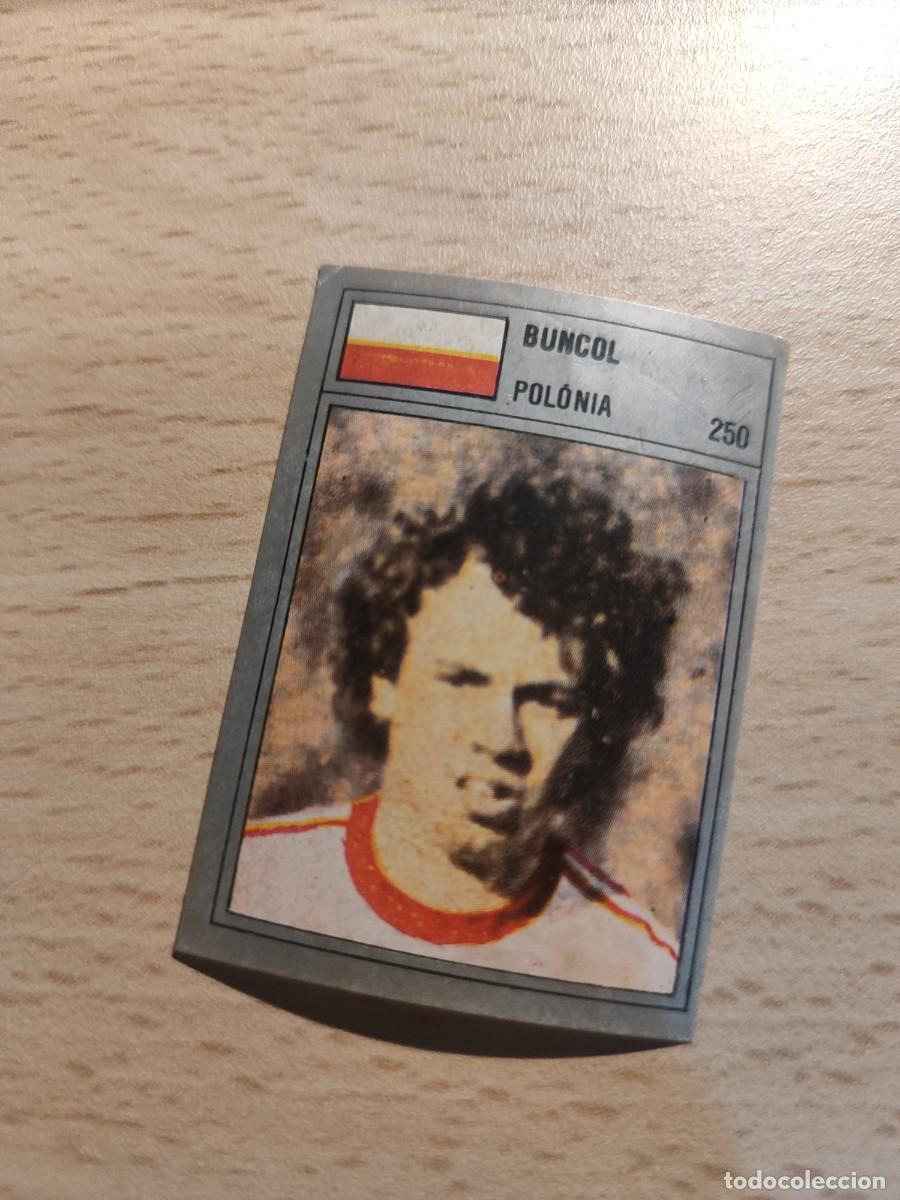 Cromos de f&uacute;tbol: 250 MANIL MEXICO 86 BUNCOL - POLONIA MUNDIAL 1986 CROMO DESPEGADO RECUPERADO WORLD CUP
