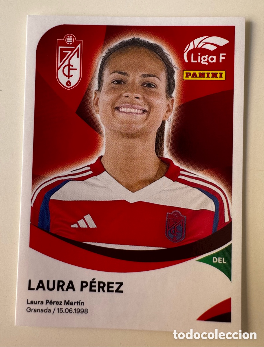 Fu&szlig;ball-Sticker: PANINI LIGA F FEMENINA 2024-2025 24-25 &ndash; N&ordm; 177 LAURA P&Eacute;REZ GRANADA CF