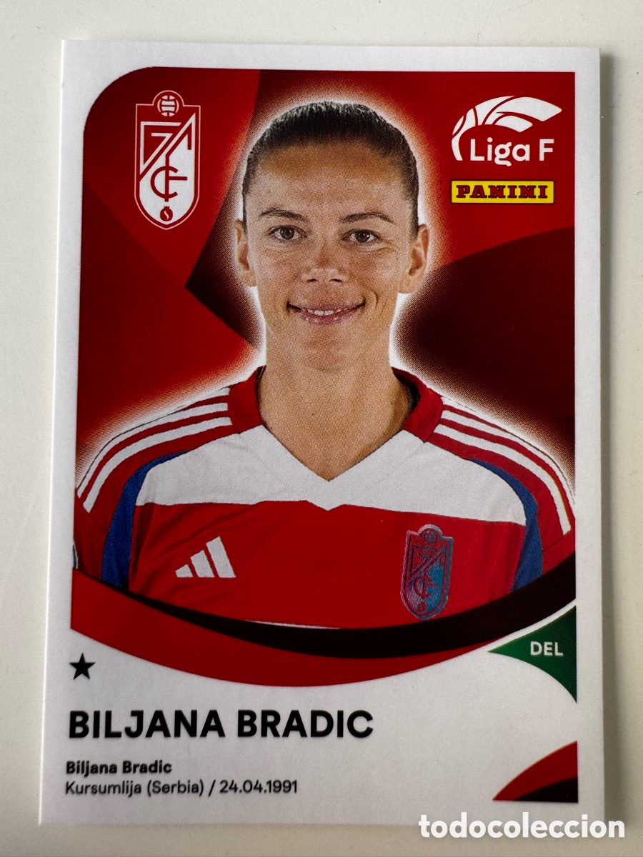 Fu&szlig;ball-Sticker: PANINI LIGA F FEMENINA 2024-2025 24-25 &ndash; N&ordm; 178A BILJANA BRADIC GRANADA CF
