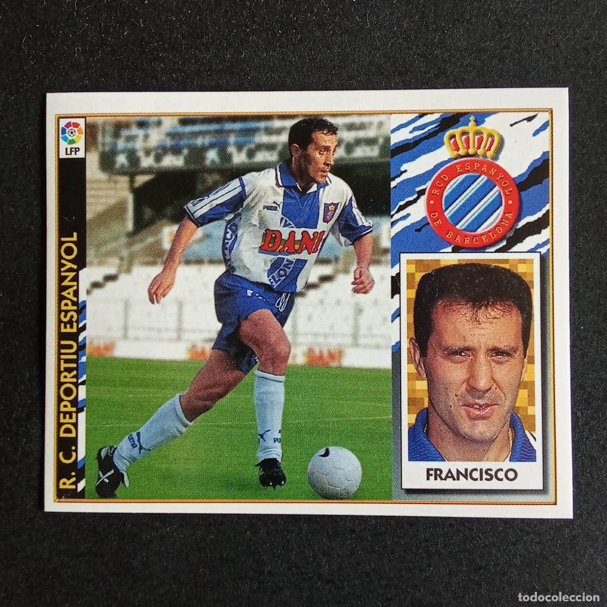 Cromos de F&uacute;tbol: CROMO LIGA 1997 1998 97 98 EDICIONES ESTE COLOCA FRANCISCO ESPA&Ntilde;OL NUNCA PEGADO