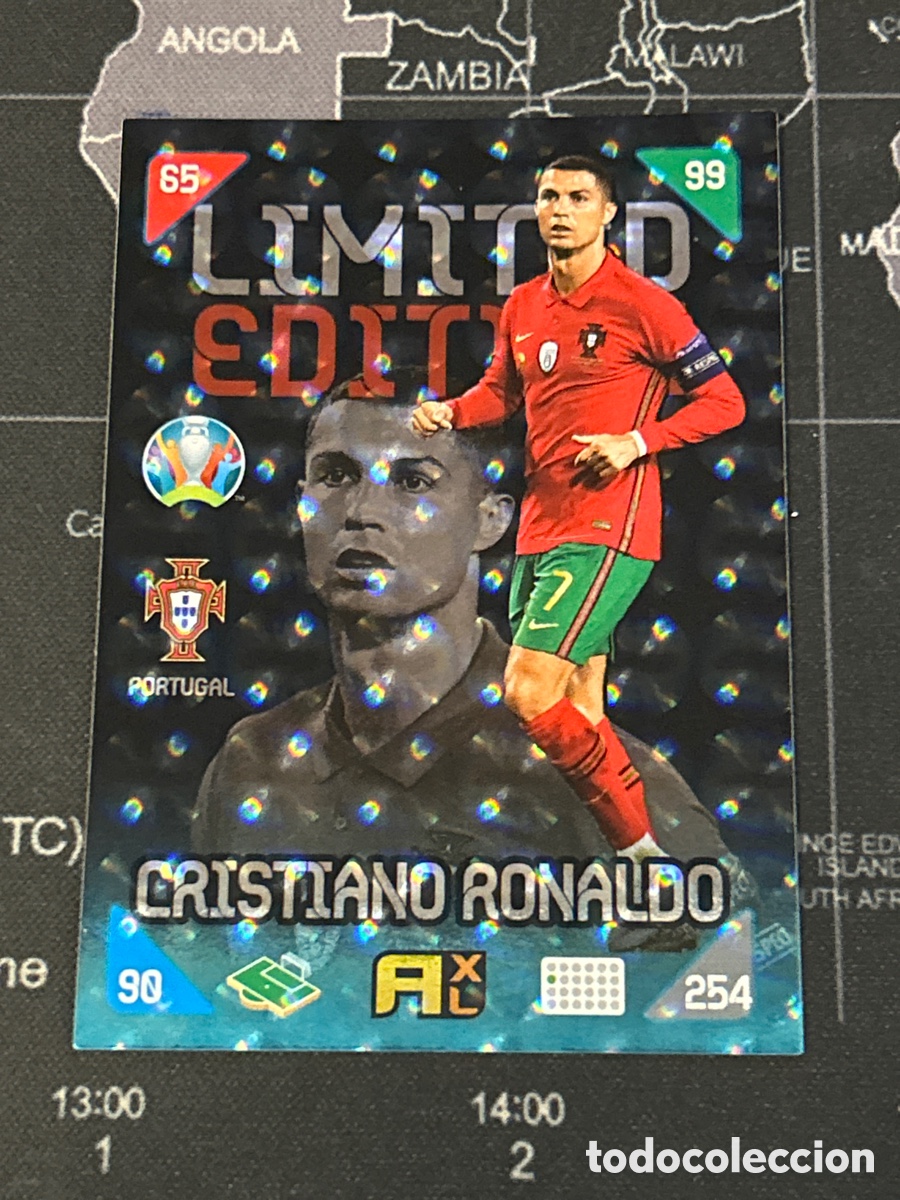 Cromos de F&uacute;tbol: CRISTIANO RONALDO (PORTUGAL) LIMITED EDITION PANINI ADRENALYN XL EURO KICK OFF EUROCOPA 2020 20