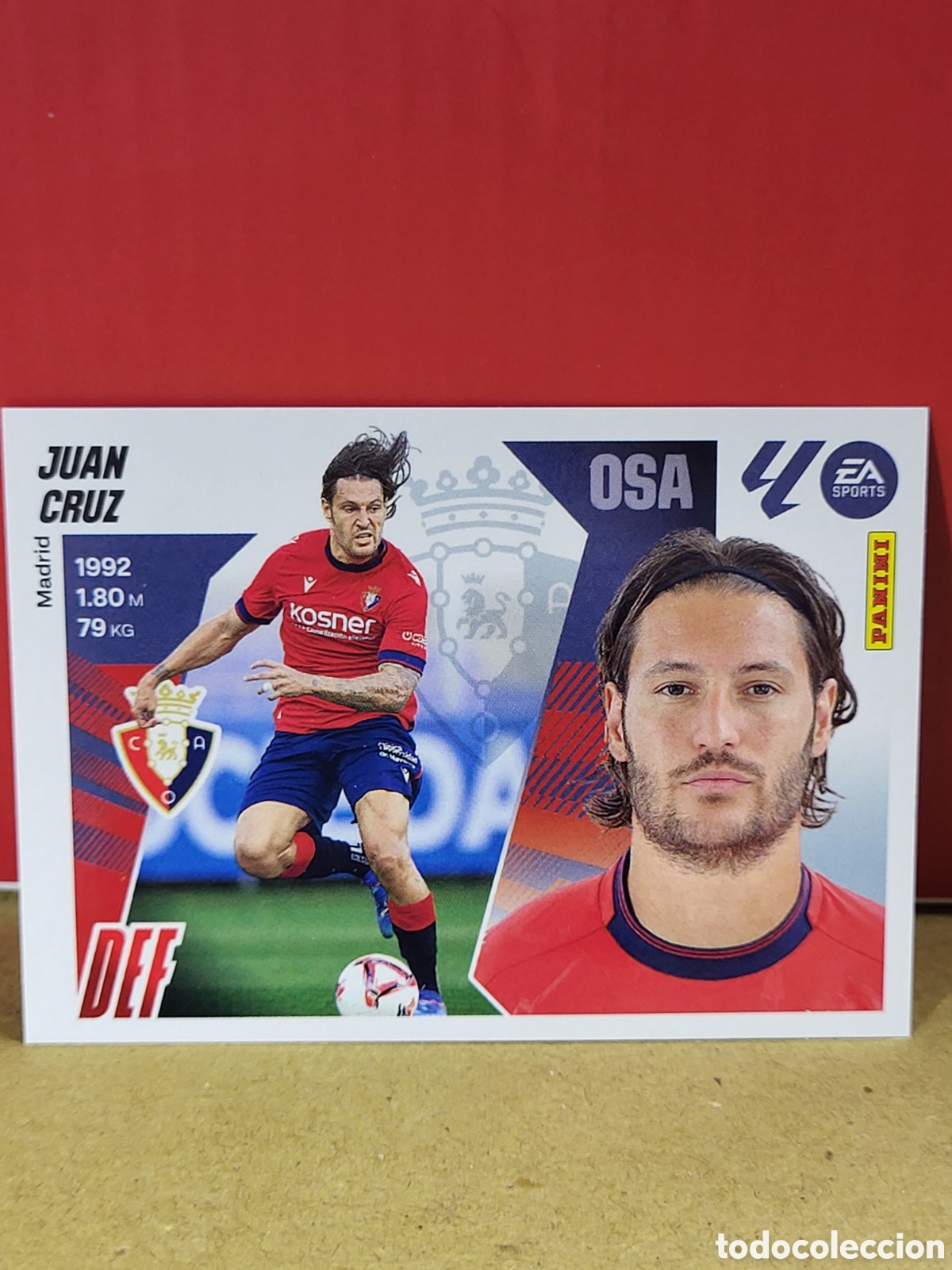 Cartes &agrave; collectionner de Football: JUAN CRUZ OSASUNA N&ordm; 9 LIGA ESTE 25 26 2025 2026 PANINI