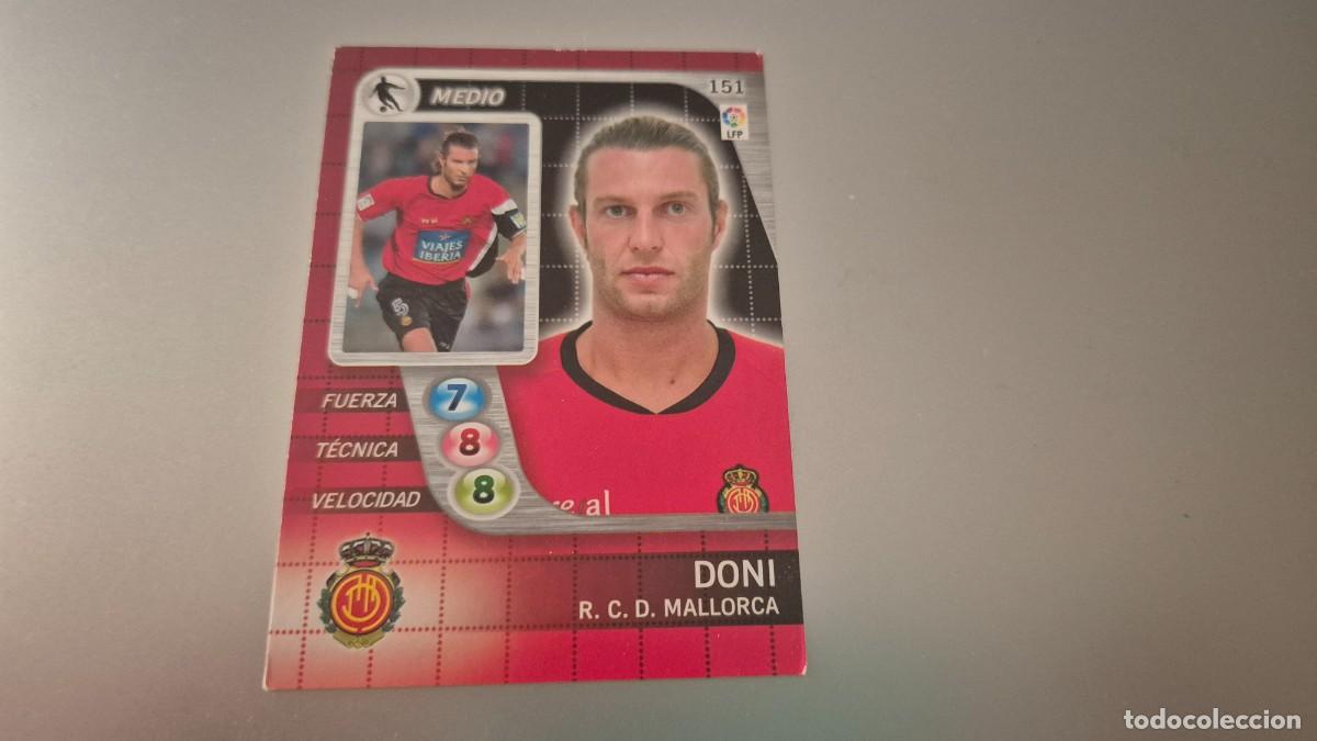 Cromos de Futebol: LOTE DERBY TOTAL PANINI 2005 06 N&ordm; 151 DONI DEL MALLORCA