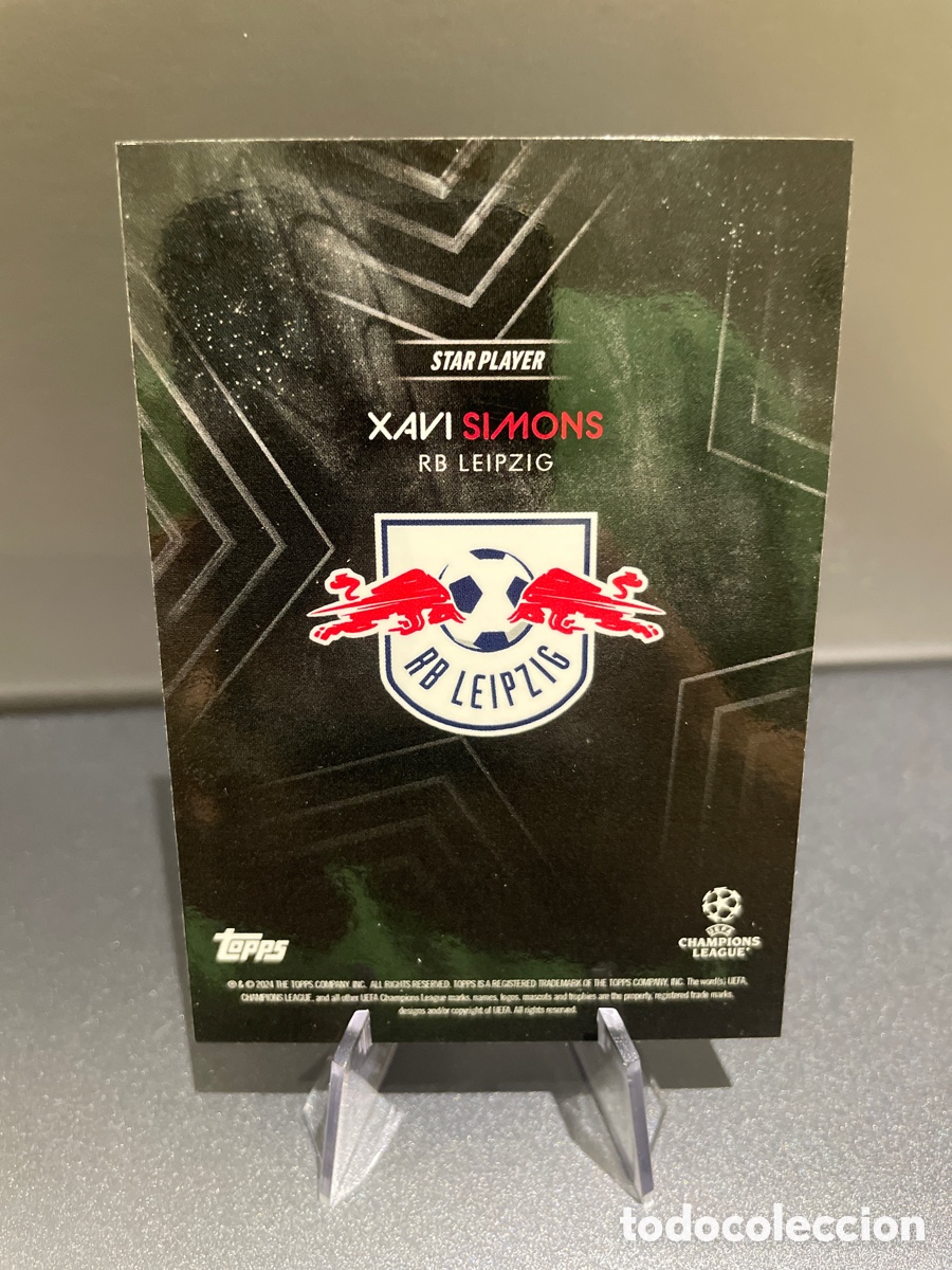 Cromos de f&uacute;tbol: Xavi Simons Topps Knockout UCL 2023-24 Leipzig - Foto 2
