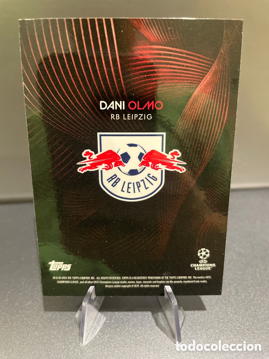 Cromos de f&uacute;tbol: Dani Olmo Topps Knockout UCL 2023-24 Leipzig - Foto 2