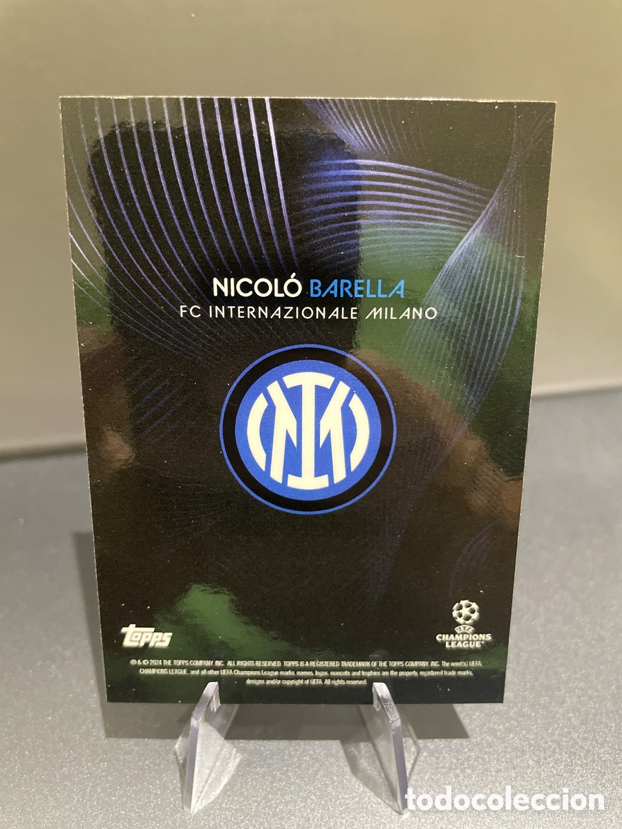 Cromos de f&uacute;tbol: Barella Topps Knockout UCL 2023-24 Inter de Milan - Foto 2