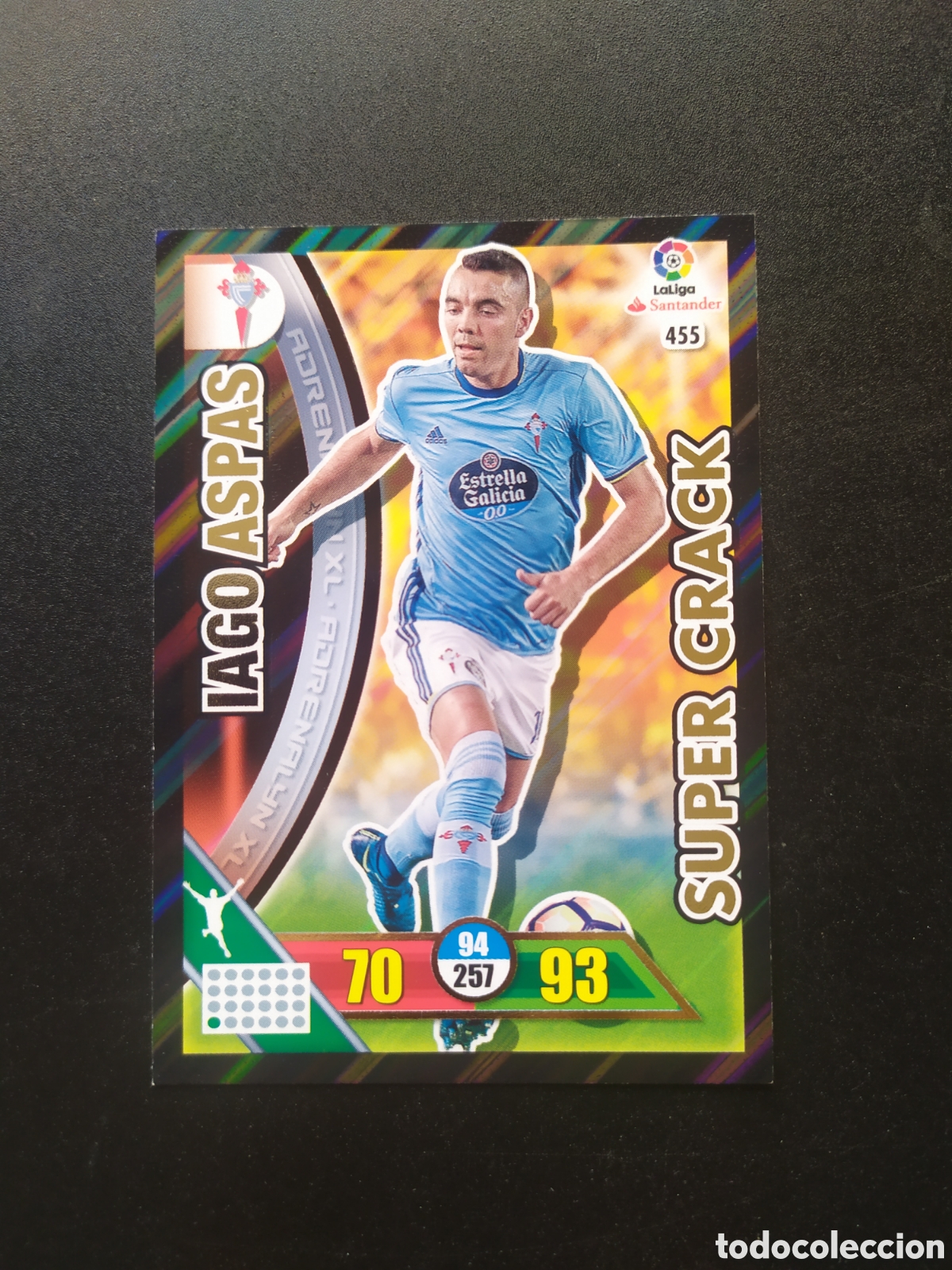 Cromos de F&uacute;tbol: Adrenalyn 2016 2017 16 17 panini Iago Aspas super crack n&deg; 455 Celta Vigo