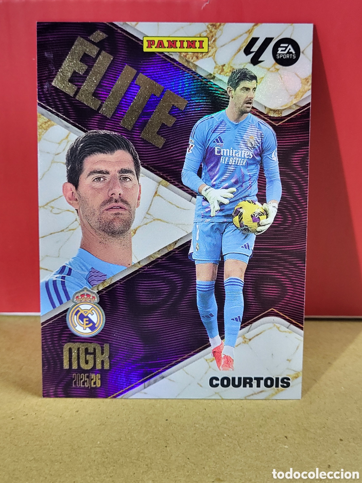 Cromos de F&uacute;tbol: COURTOIS REAL MADRID ELITE N&ordm; 3 CROMO MGK 2025 2026 25 26