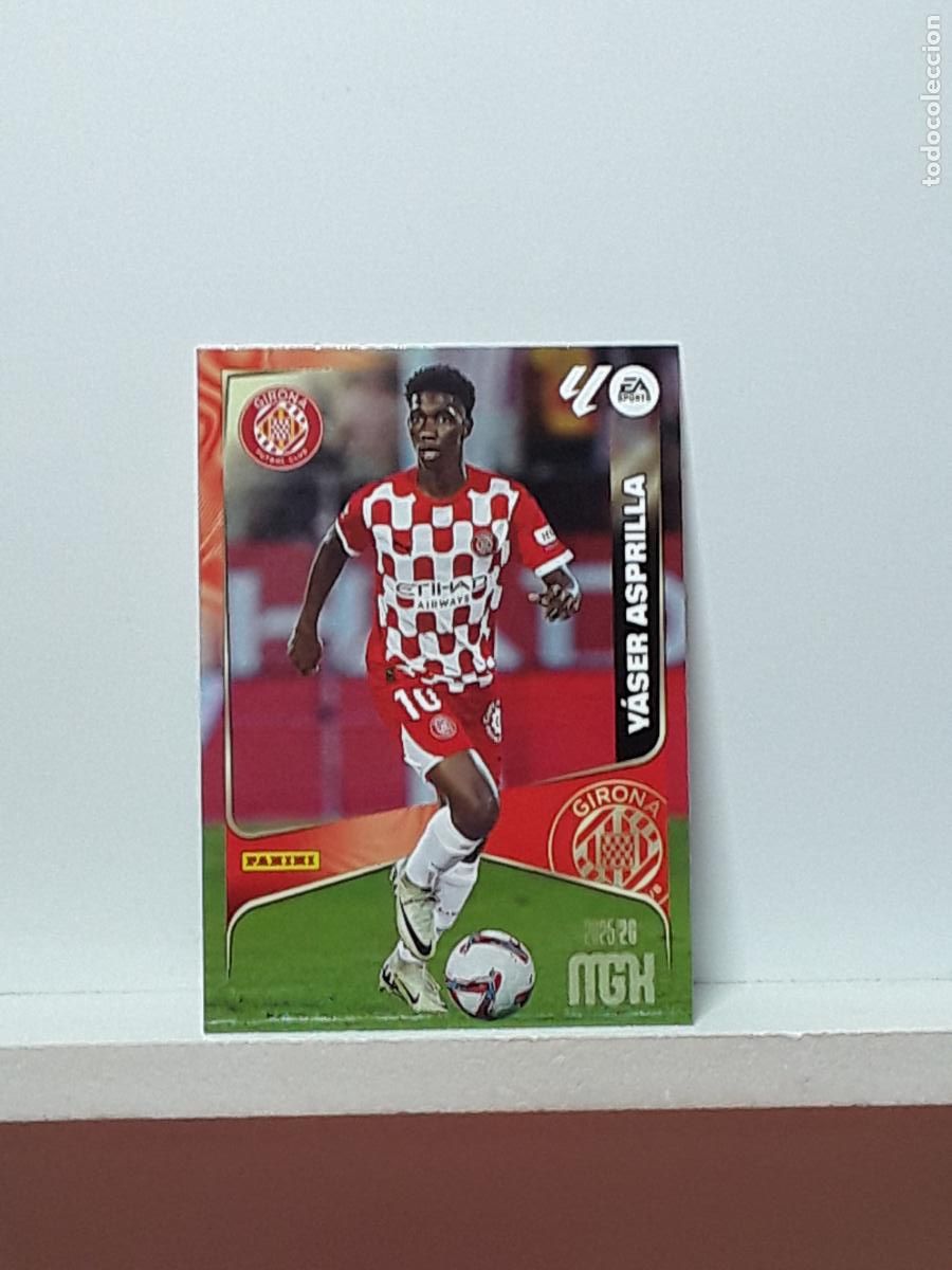 Cartes &agrave; collectionner de Football: MEGACRACKS 2025 2026 MGK 25 26 ALBUM PANINI LIGA N 195 GIRONA YASER ASPRILLA