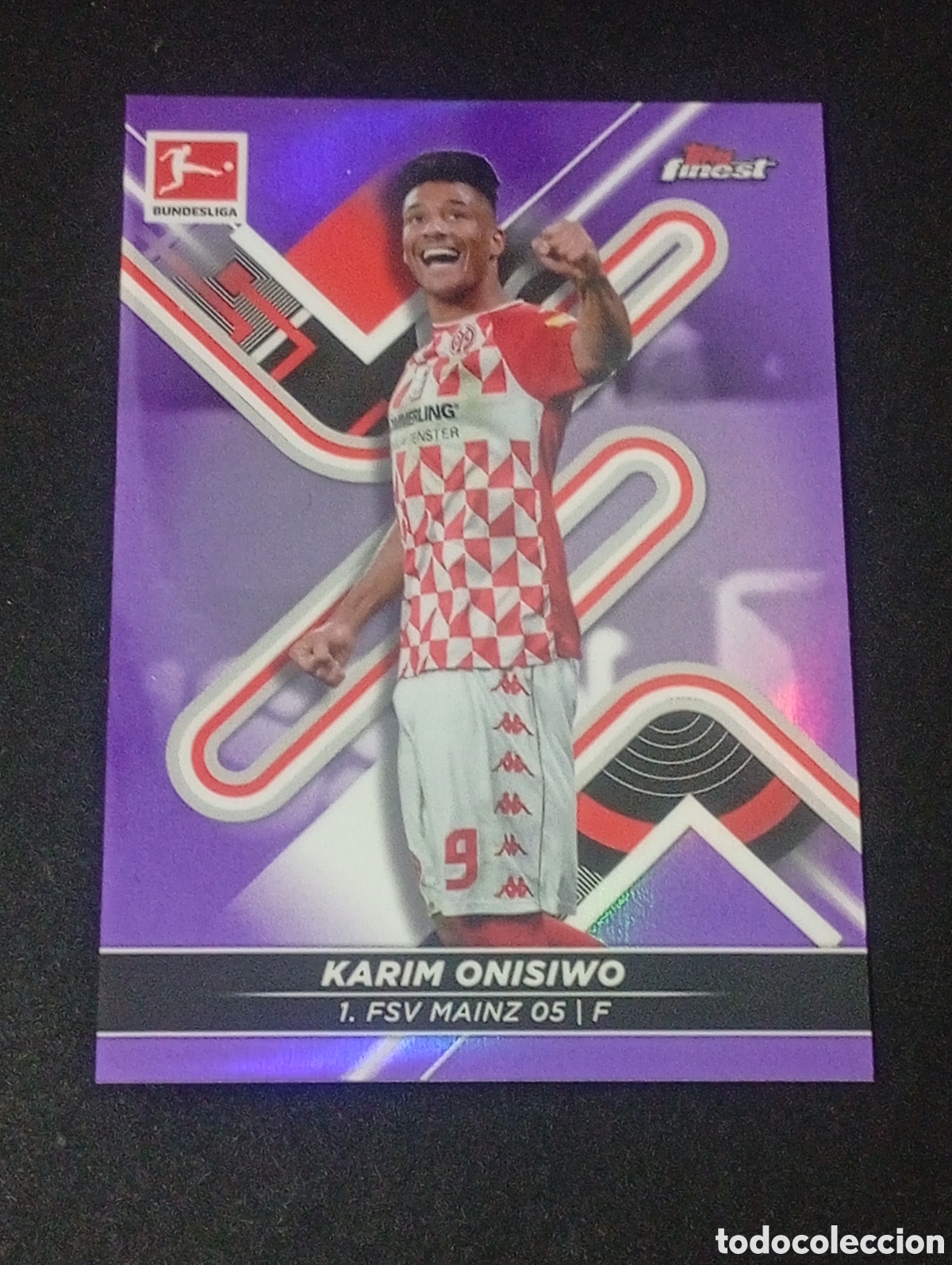 Cromos de Futebol: 111 numerada 226/250 KARIM ONISIWO FSV MAINZ 05 TOPPS FINEST CHROME 2022 2023 23 CROMOS CARD PANINI
