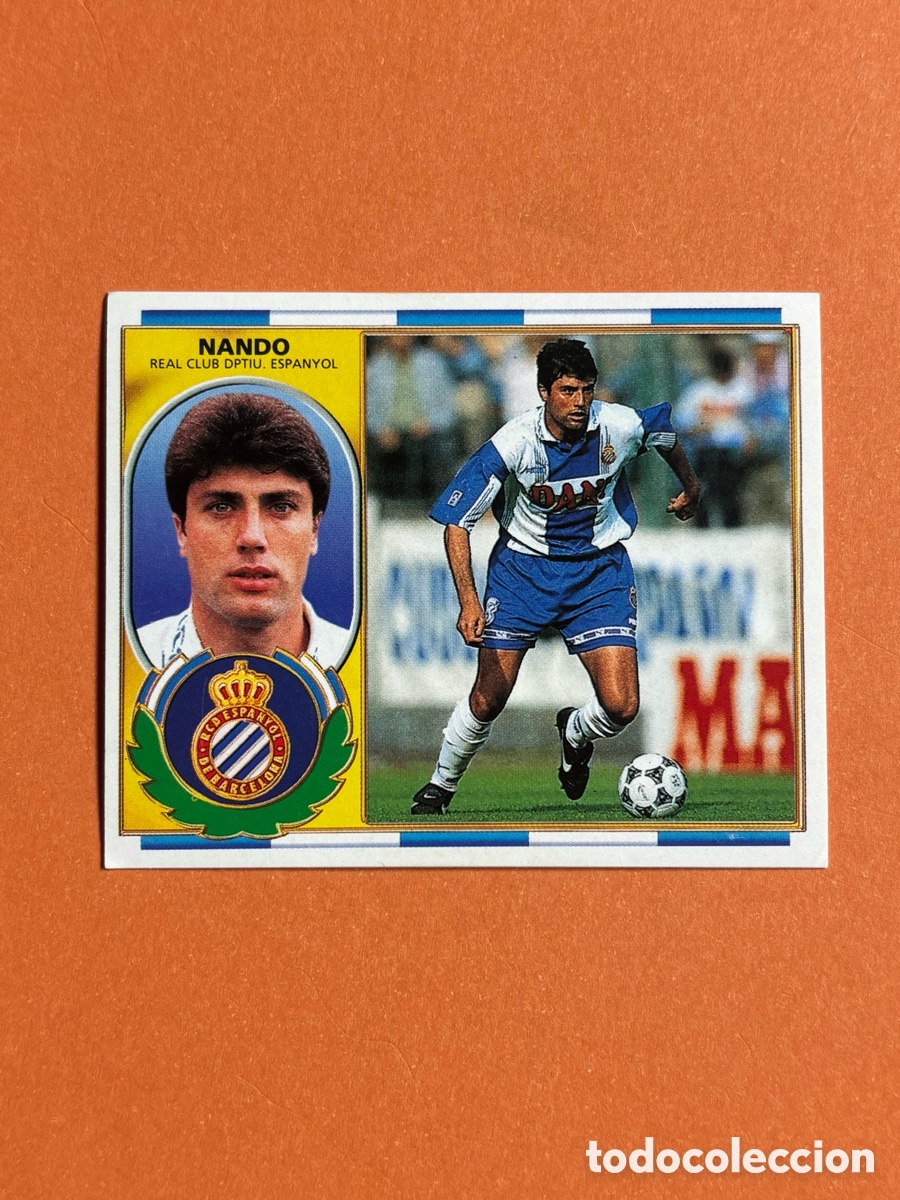 Fu&szlig;ball-Sticker: NANDO ESPANYOL LIGA ESTE 1996/97 96 97 NUEVO SIN PEGAR